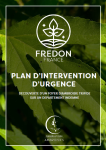 Ambroisie trifide pdf plan d'intervention d'urgence découverte d'un nouveau foyer lutte s'en débarrasser comment pollen danger allergies